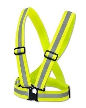 szelki odblaskowe na rower bezpieczeństwo widoczność na drodze